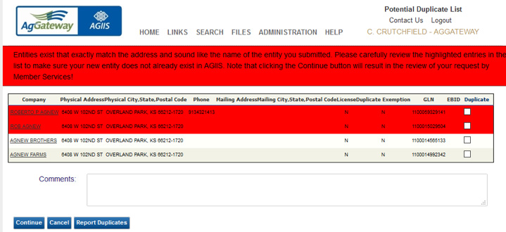 AgGateway > Get Connected > AGIIS (Identifiers) > 2017 AGIIS Enhancements